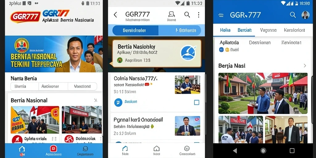 Tampilan antarmuka GGR777 yang informatif dan mudah digunakan.