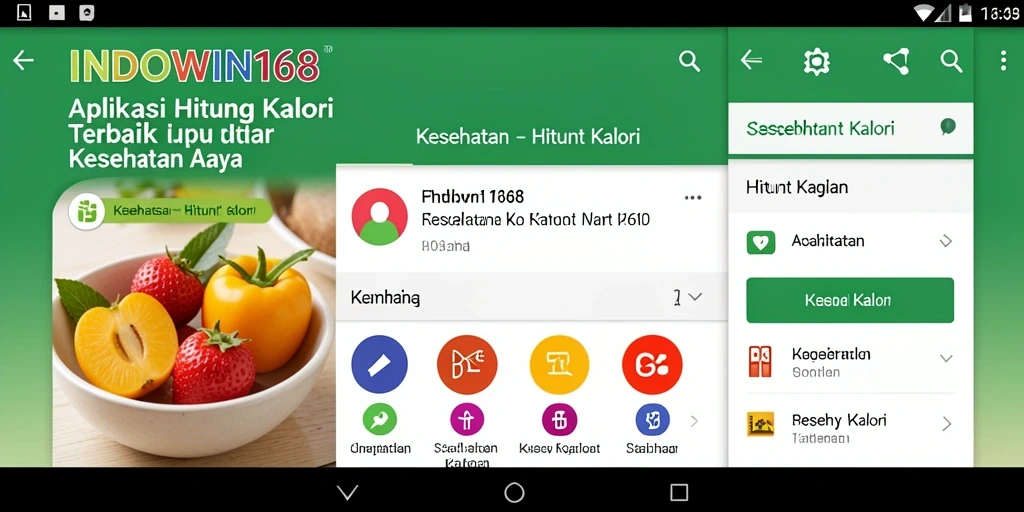 Tampilan antarmuka aplikasi Hitung Kalori yang intuitif dan menarik.