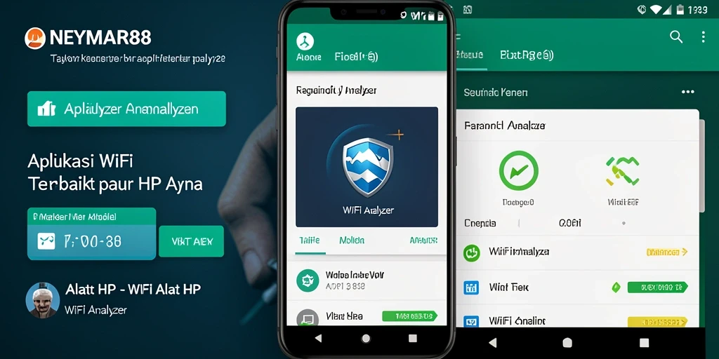Antarmuka NEYMAR88 menampilkan informasi jaringan WiFi dengan jelas dan detail.