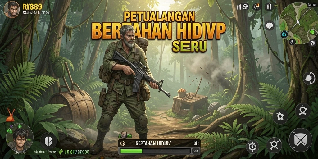 Tampilan antarmuka RI889 yang menarik dan intuitif.