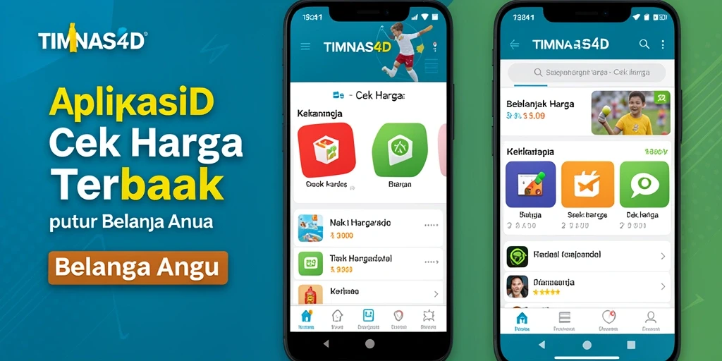 Tampilan antarmuka utama TIMNAS4D dengan fungsi Cek Harga yang sederhana.
