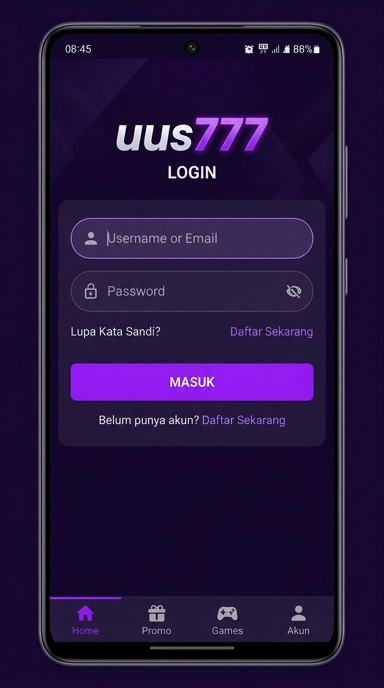 Panduan Login Akun uus777 untuk Pengguna Android